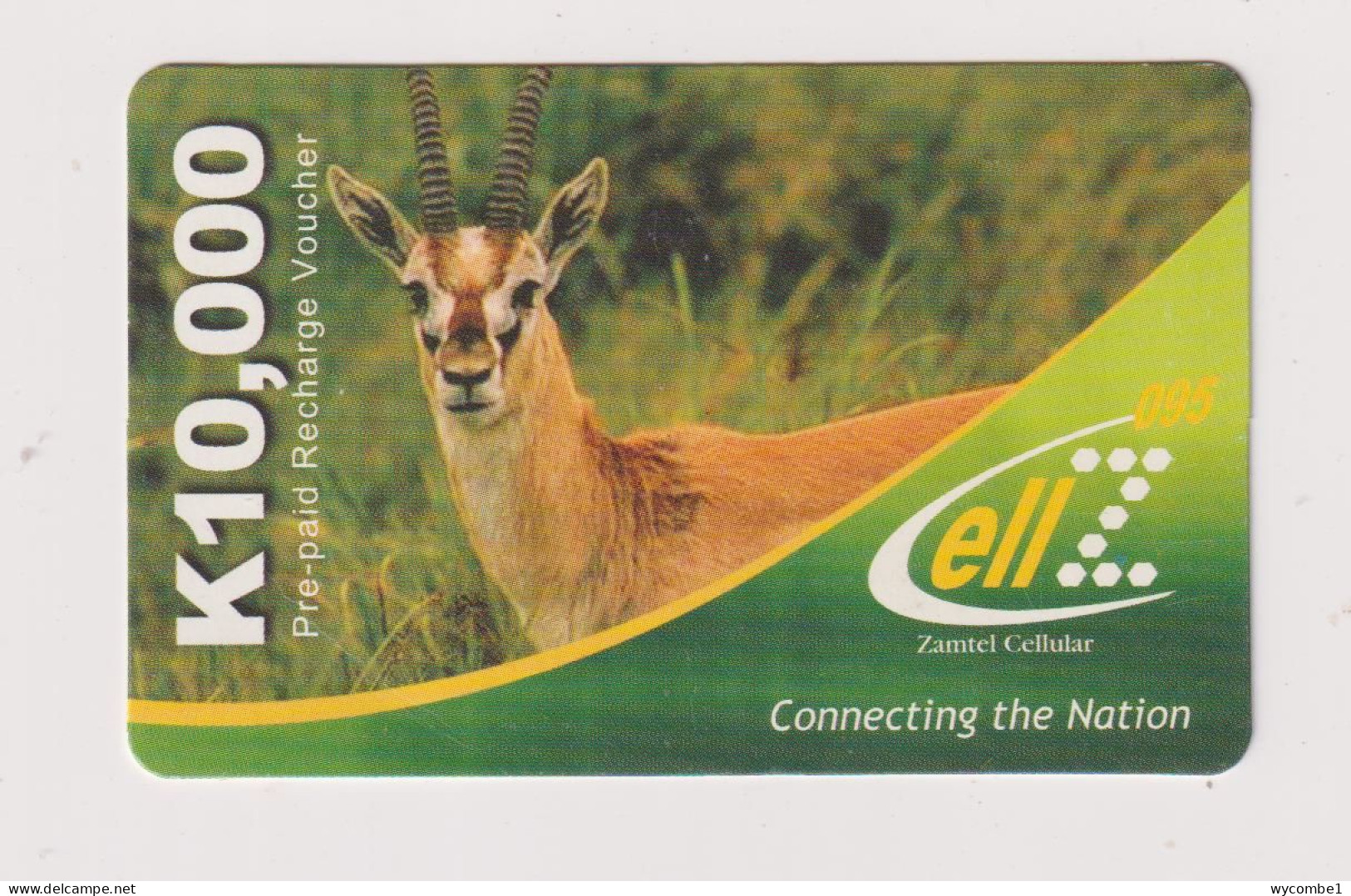 ZAMBIA - Antelope Remote Phonecard - Sambia