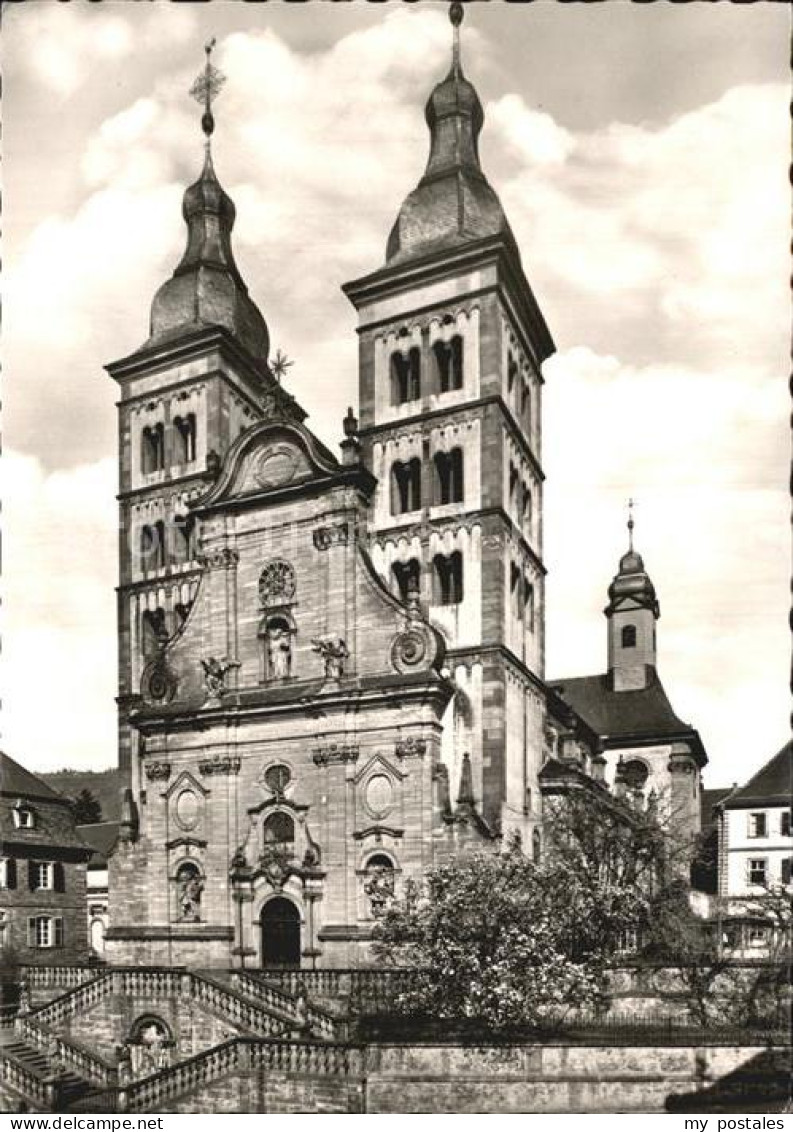 72491461 Amorbach Miltenberg Abteikirche  - Amorbach