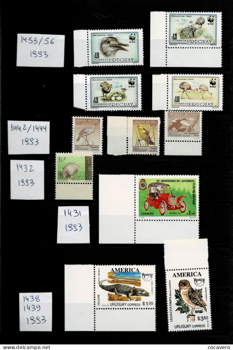 URUGUAY SERIES MNH 1993,1996,1997,2004,2005,2007,2008,2009,2010,2011,2013, MANY TOPICS!! - Uruguay