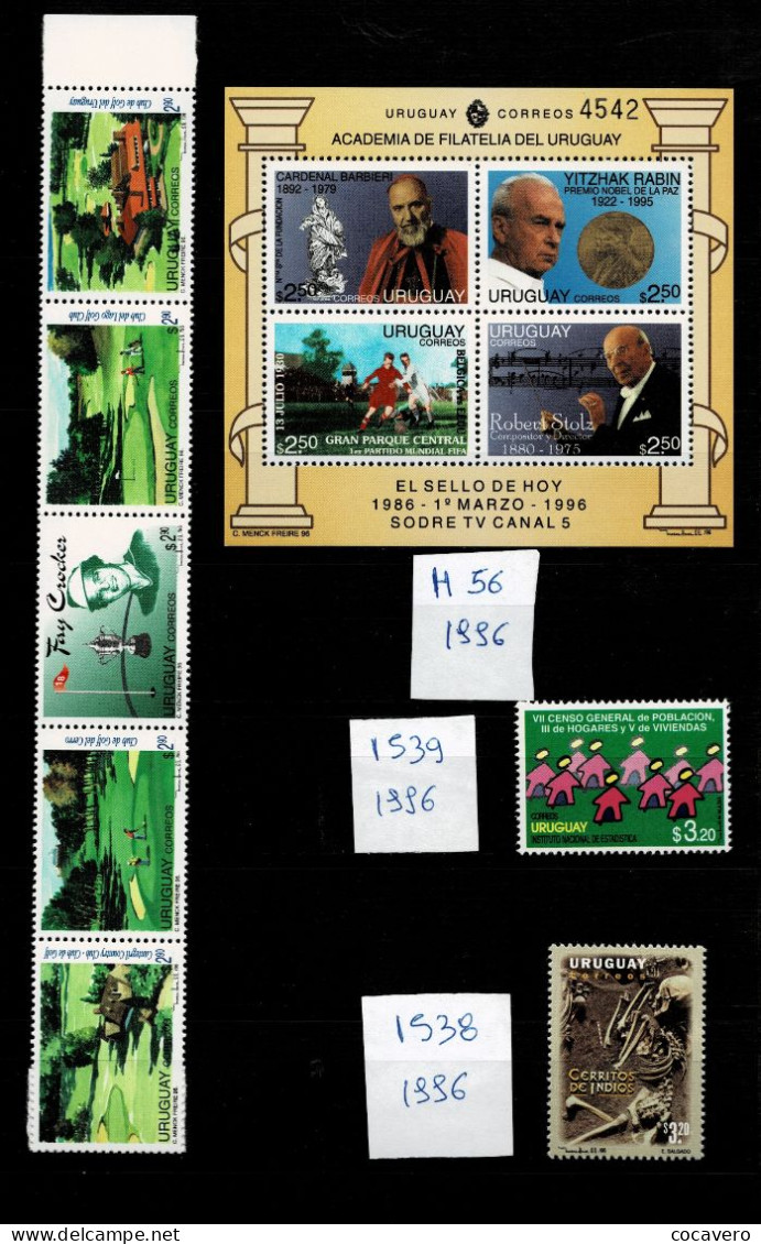 URUGUAY SERIES MNH 1993,1996,1997,2004,2005,2007,2008,2009,2010,2011,2013, MANY TOPICS!! - Uruguay