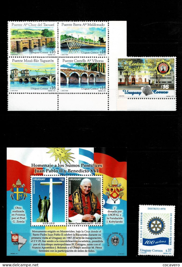 URUGUAY SERIES MNH 1993,1996,1997,2004,2005,2007,2008,2009,2010,2011,2013, MANY TOPICS!!