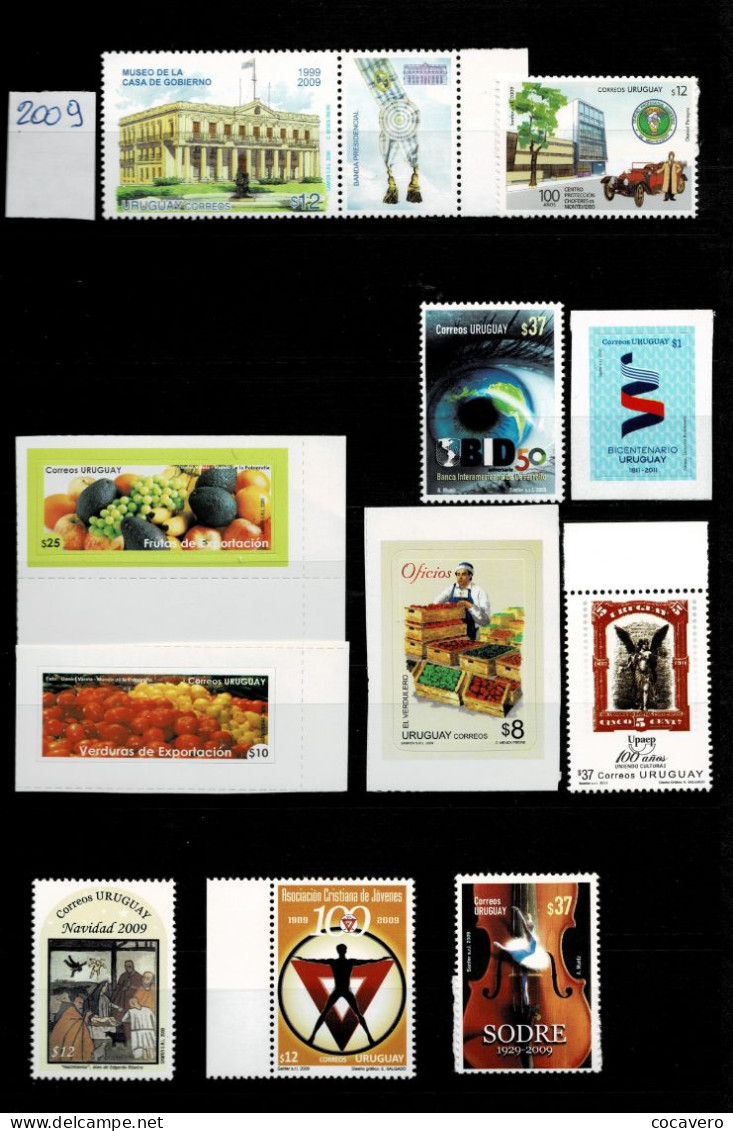 URUGUAY SERIES MNH 1993,1996,1997,2004,2005,2007,2008,2009,2010,2011,2013, MANY TOPICS!!