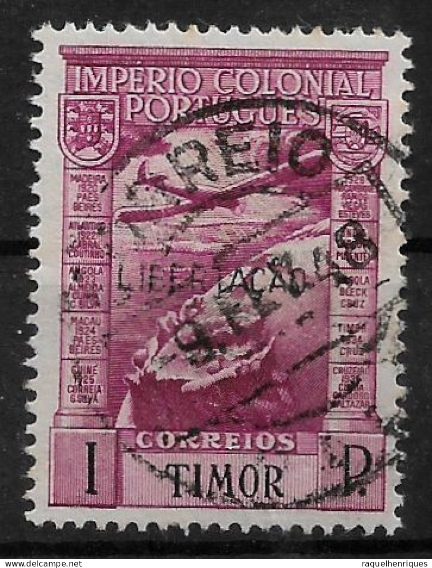 TIMOR 1947 EMPIRE STAMP SURC. "LIBERTAÇÃO" AIRMAIL - (NP#72-P01-L2) - Timor