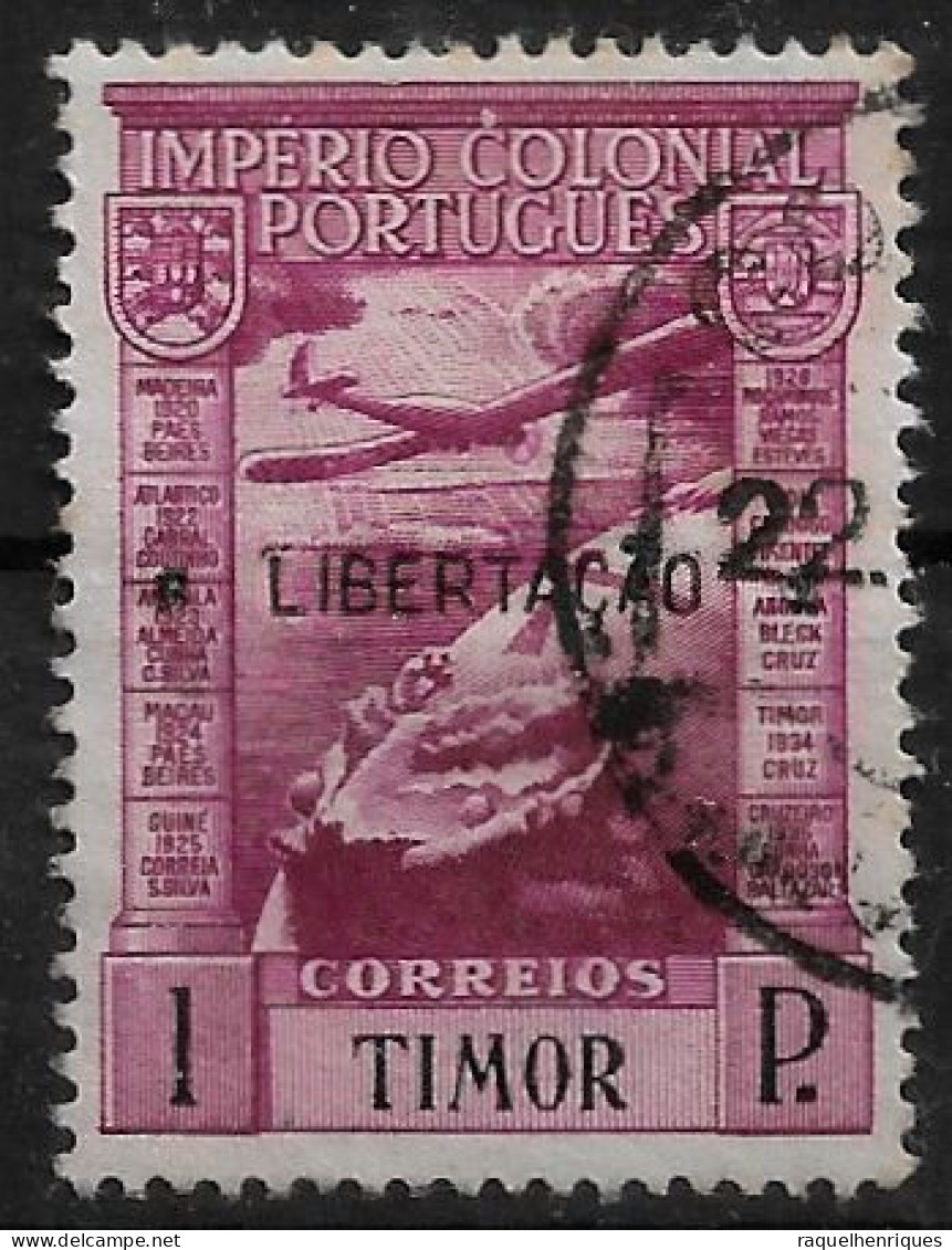 TIMOR 1947 EMPIRE STAMP SURC. "LIBERTAÇÃO" AIRMAIL - (NP#72-P01-L2) - Timor