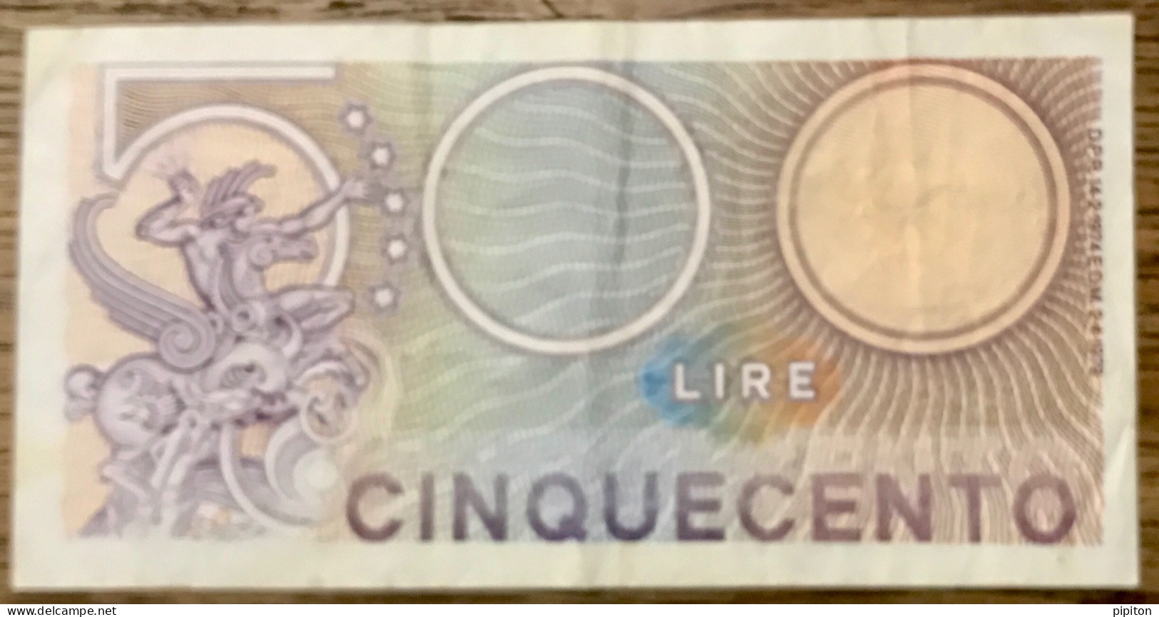 Billet De 500 Lires Italie - Other & Unclassified