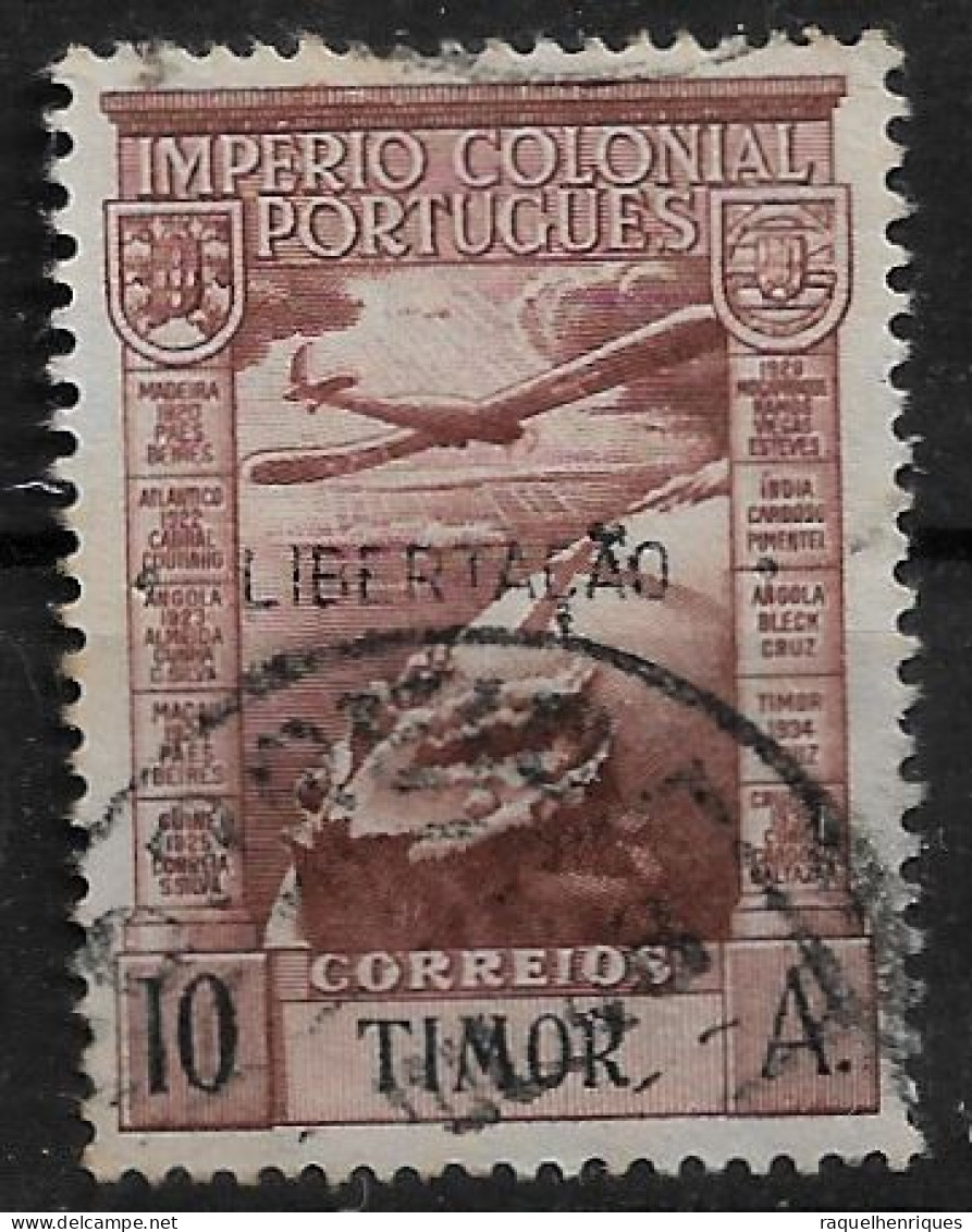 TIMOR 1947 EMPIRE STAMP SURC. "LIBERTAÇÃO" AIRMAIL - (NP#72-P01-L2) - Timor