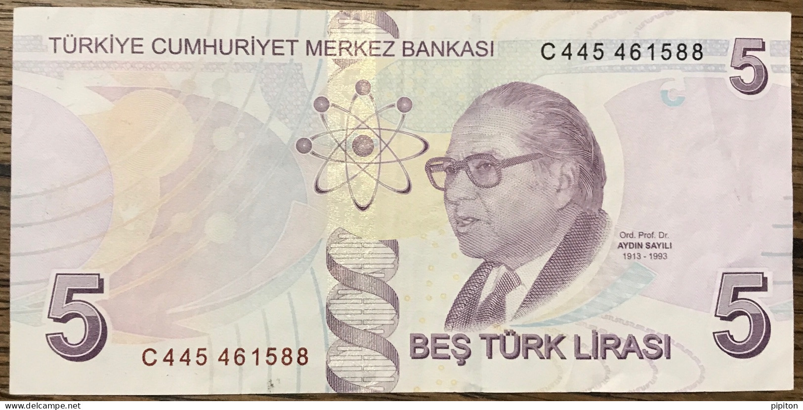 Billet De 5 Lire 1970 - Turchia