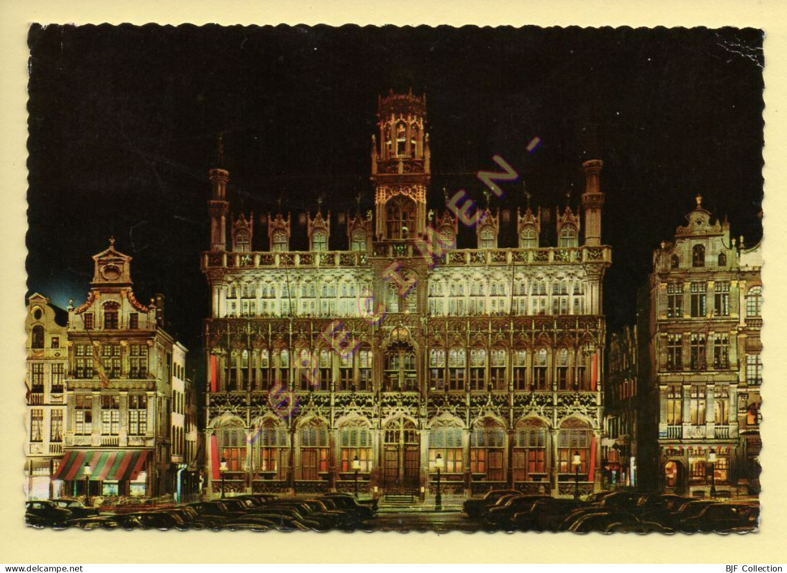Belgique : BRUXELLES / Grand'Place, Maison Du Roi - Bruselas La Noche
