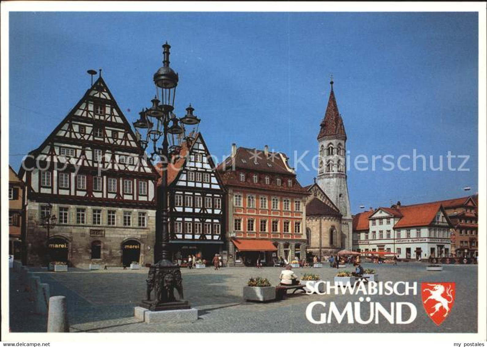 72485363 Schwaebisch Gmuend Oberer Marktplatz Mit Johanniskirche Schwaebisch Gmu - Schwaebisch Gmünd