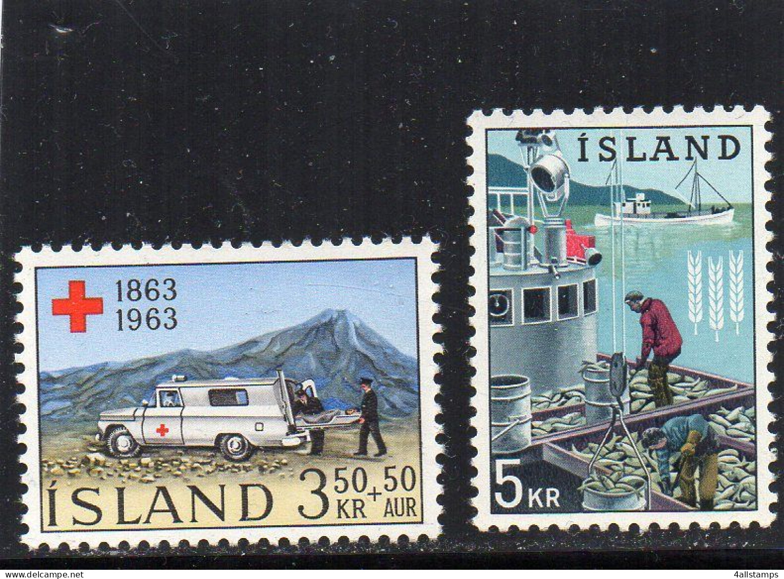 1963 IJsland Yv N° 330/331 : ** - MNH - NEUF - POSTFRISCH - POSTFRIS - Ongebruikt