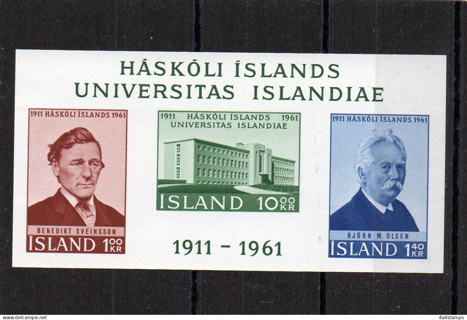 1961 IJsland Yv N° Bl 3 : ** - MNH - NEUF - POSTFRISCH - POSTFRIS - Unused Stamps