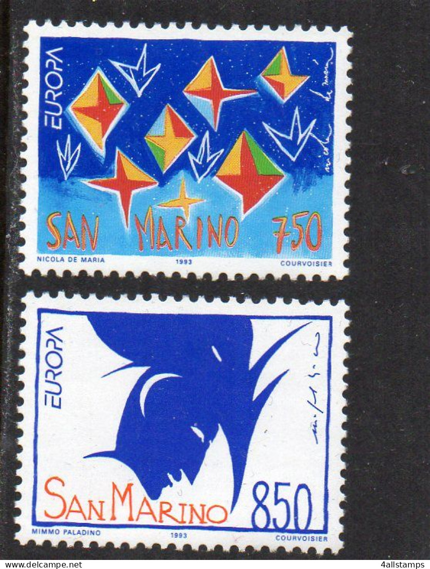 1993 San Marino Mi N° 1523/1524 : ** - MNH - NEUF - POSTFRISCH - POSTFRIS - 1993