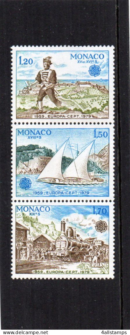 1979 Monaco Mi N° 1375/1377 : ** - MNH - NEUF - POSTFRISCH - POSTFRIS - 1979