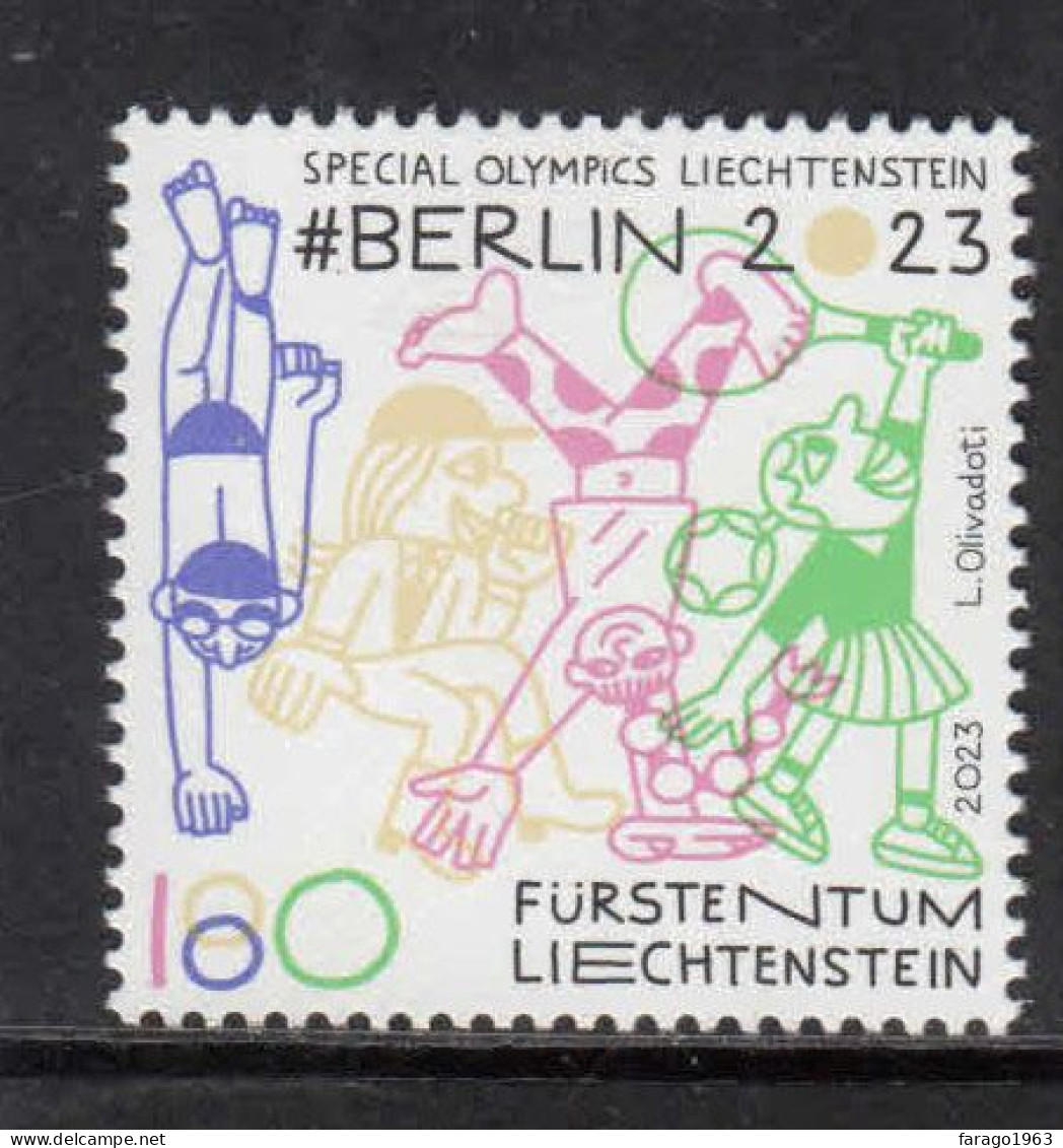 2023 Liechtenstein Special Olympics Complete Set Of 1 MNH @ BELOW FACE VALUE - Unused Stamps