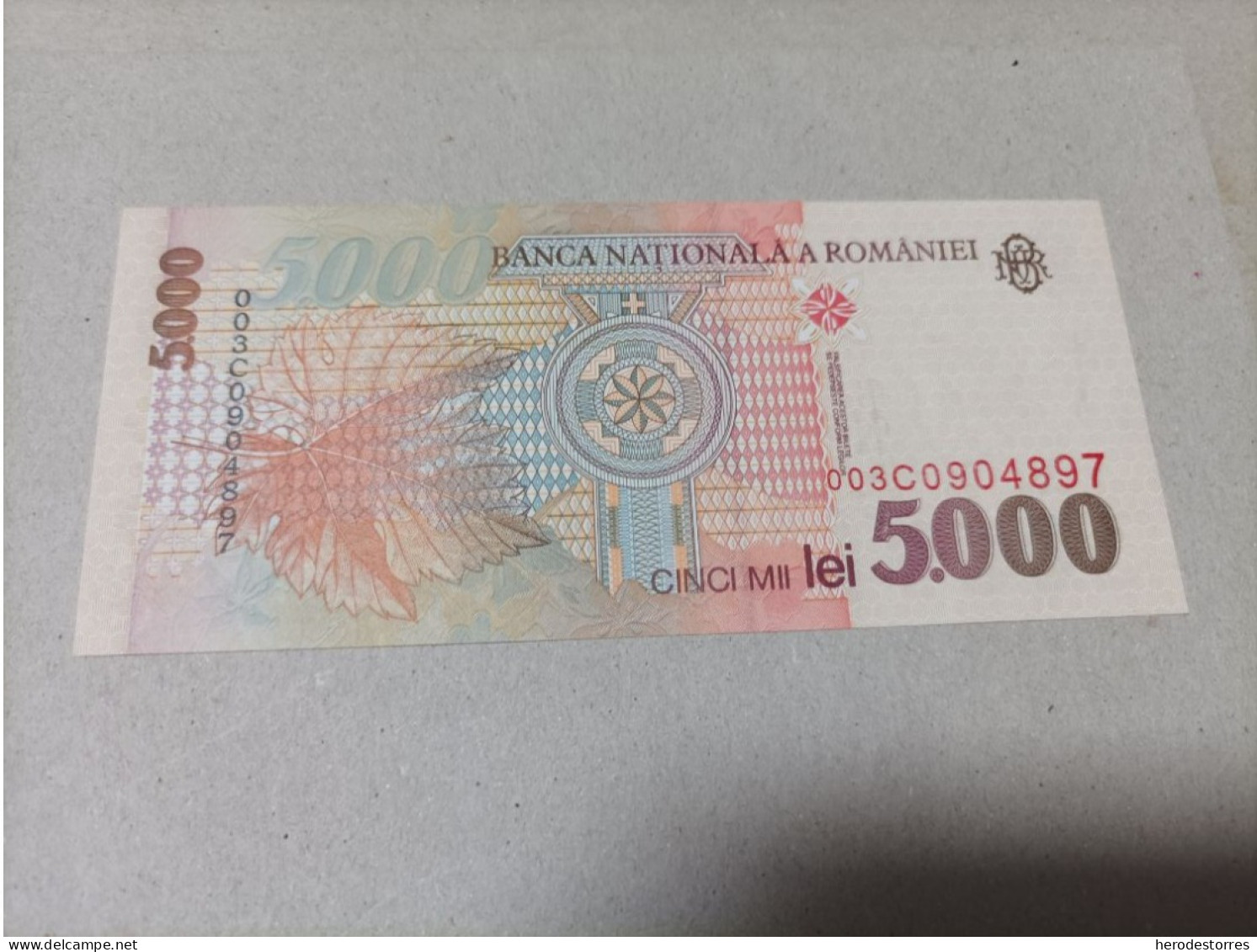 Billete De Rumania De 5000 Lei, Año 1998, UNC - Rumänien