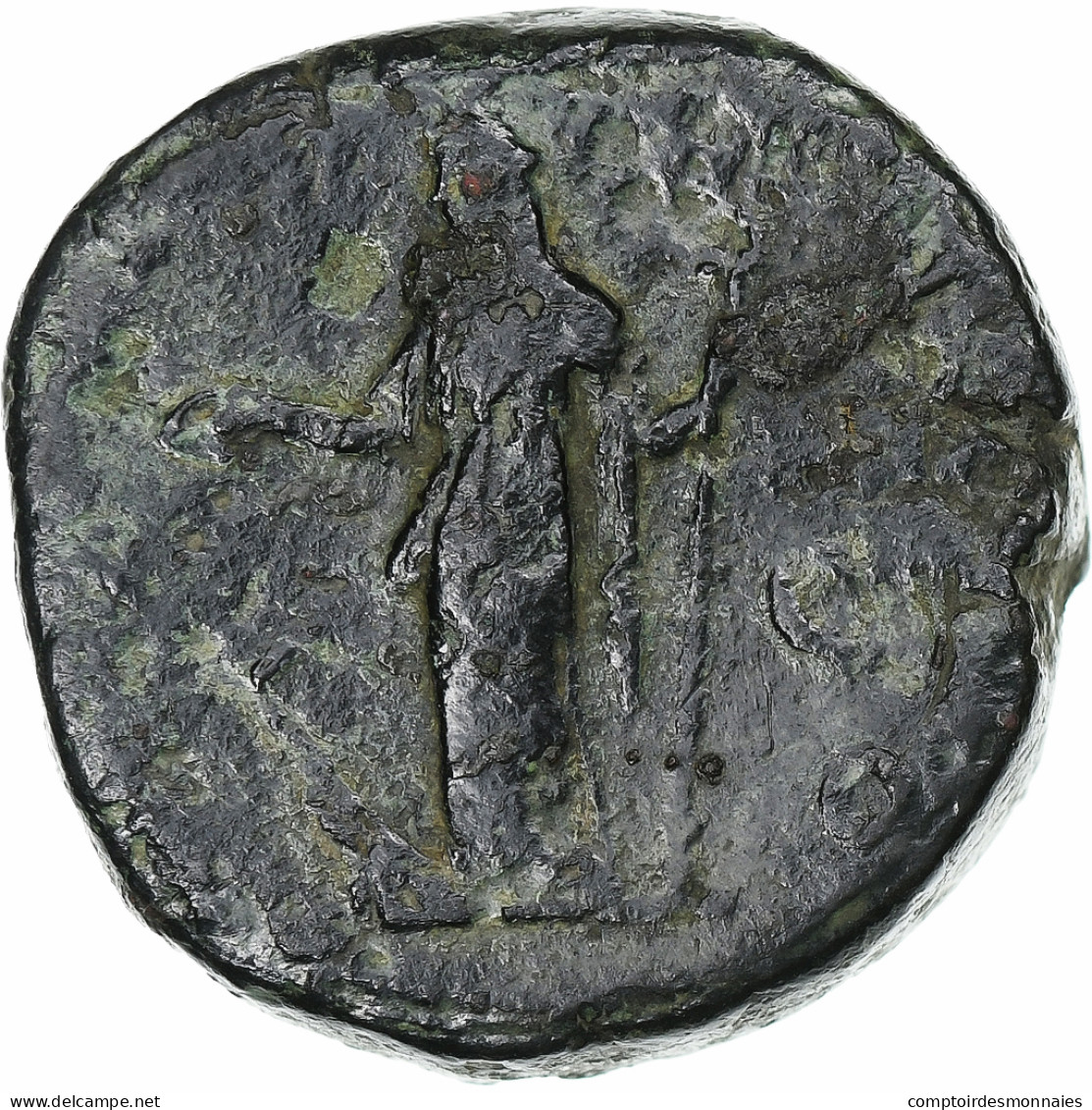 Faustina II, Sesterce, 161-176, Rome, Bronze, TB+, RIC:1645 - The Anthonines (96 AD To 192 AD)