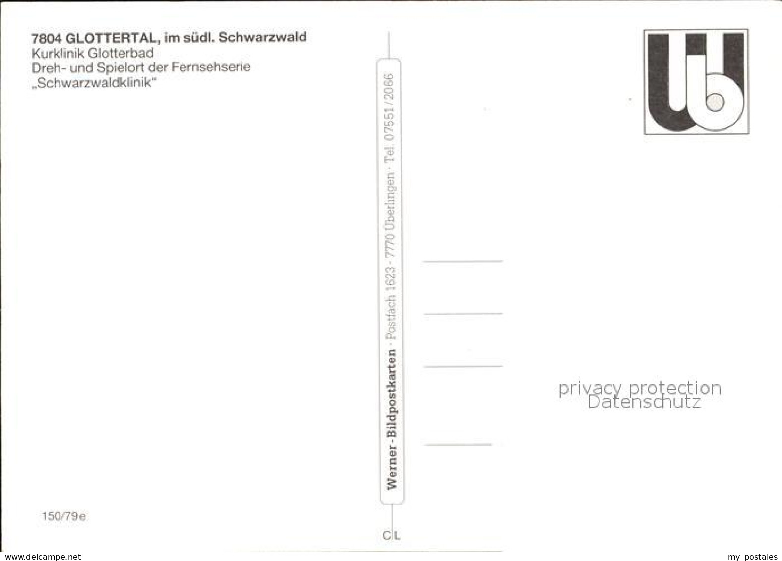 72484019 Glottertal Schwarzwaldklinik Glottertal Kurklinik Glotterbad Drehort Fe - Glottertal