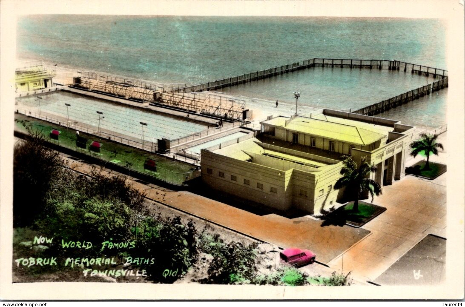 18-2-2024 (4 X 30) Australia (very Old) - QLD - Townsville Tobruk Memorial Baths (swimming Pool) Back Is Totally Blank - Townsville