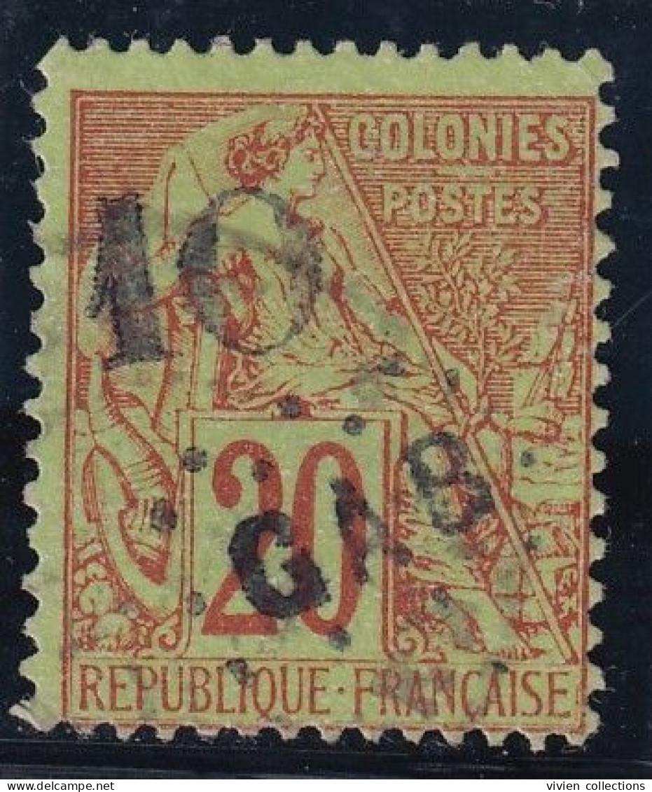 France Colonie Gabon Type Alphée Dubois N° 2 Oblitéré - Oblitérés