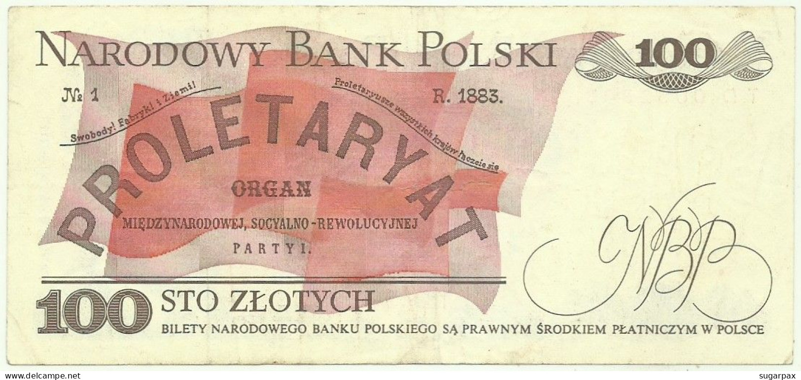 POLAND - 100 Zlotych - 1988 - Pick 143.e - Série TD - Narodowy Bank Polski - Poland