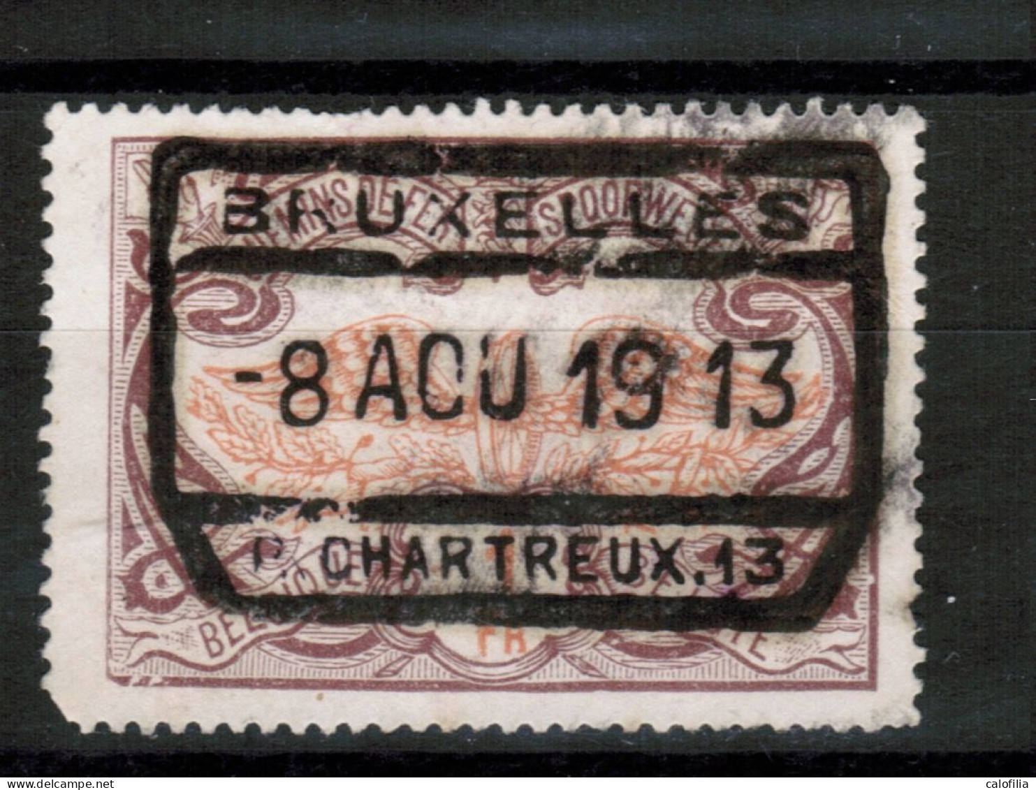 Chemins De Fer TR 41, Obliteration Centrale, BRUXELLES CHARTREUX 13 - Used