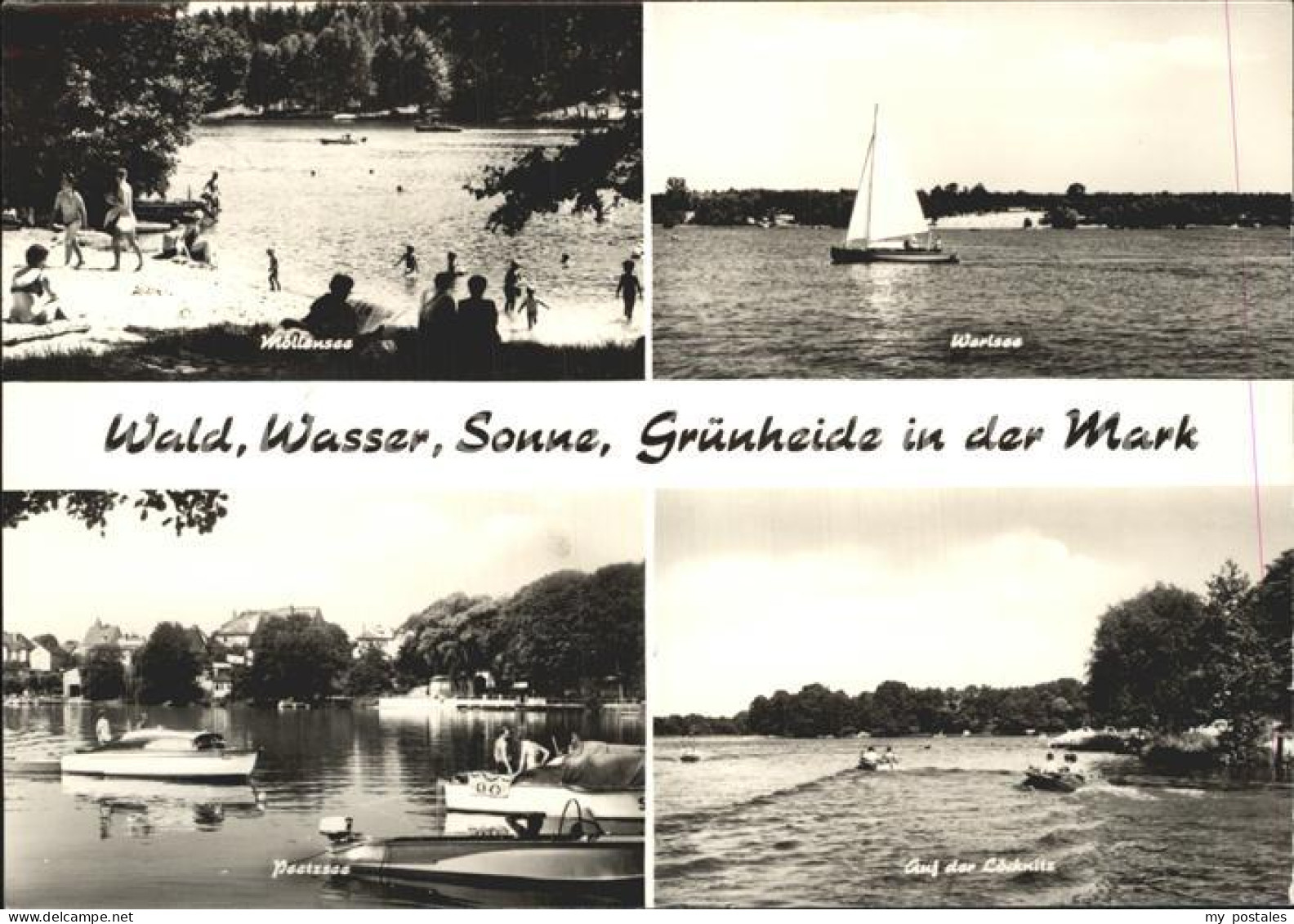 72328265 Gruenheide Mark Wald Wasser Sonne Moellensee Werlsee Loecknitz Peetzsee - Gruenheide