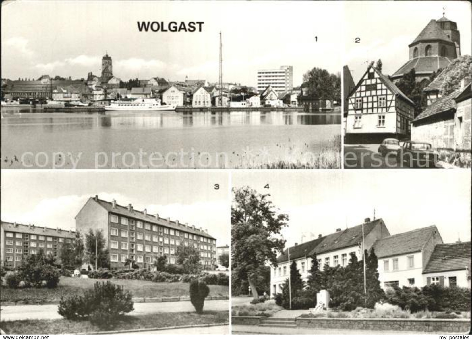 72328221 Wolgast Mecklenburg-Vorpommern Ansicht Von Seeseite Burgstrasse Neubaut - Wolgast