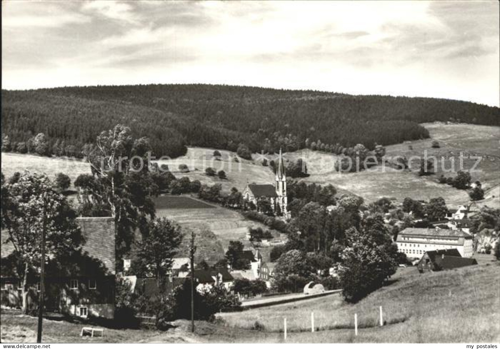 72328155 Rechenberg-Bienenmuehle Osterzgebirge Ortsansicht Mit Kirche Erholungso - Rechenberg-Bienenmühle