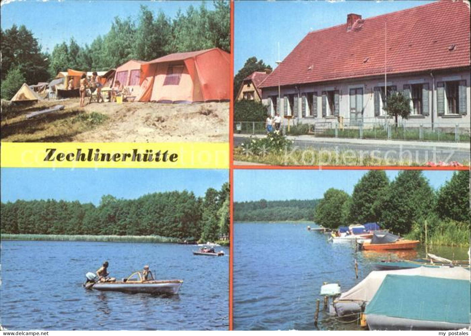 72328040 Zechlinerhuette Camping Kaelbernkoppel Tietzowsee Schlabornsee Wegener- - Zechlinerhütte