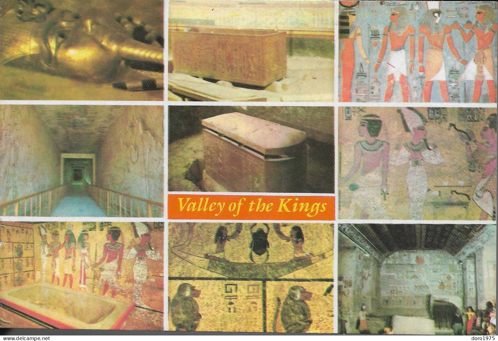 EGYPT - Valley Of The Kings - Several Views - Used Postcard - Luxor