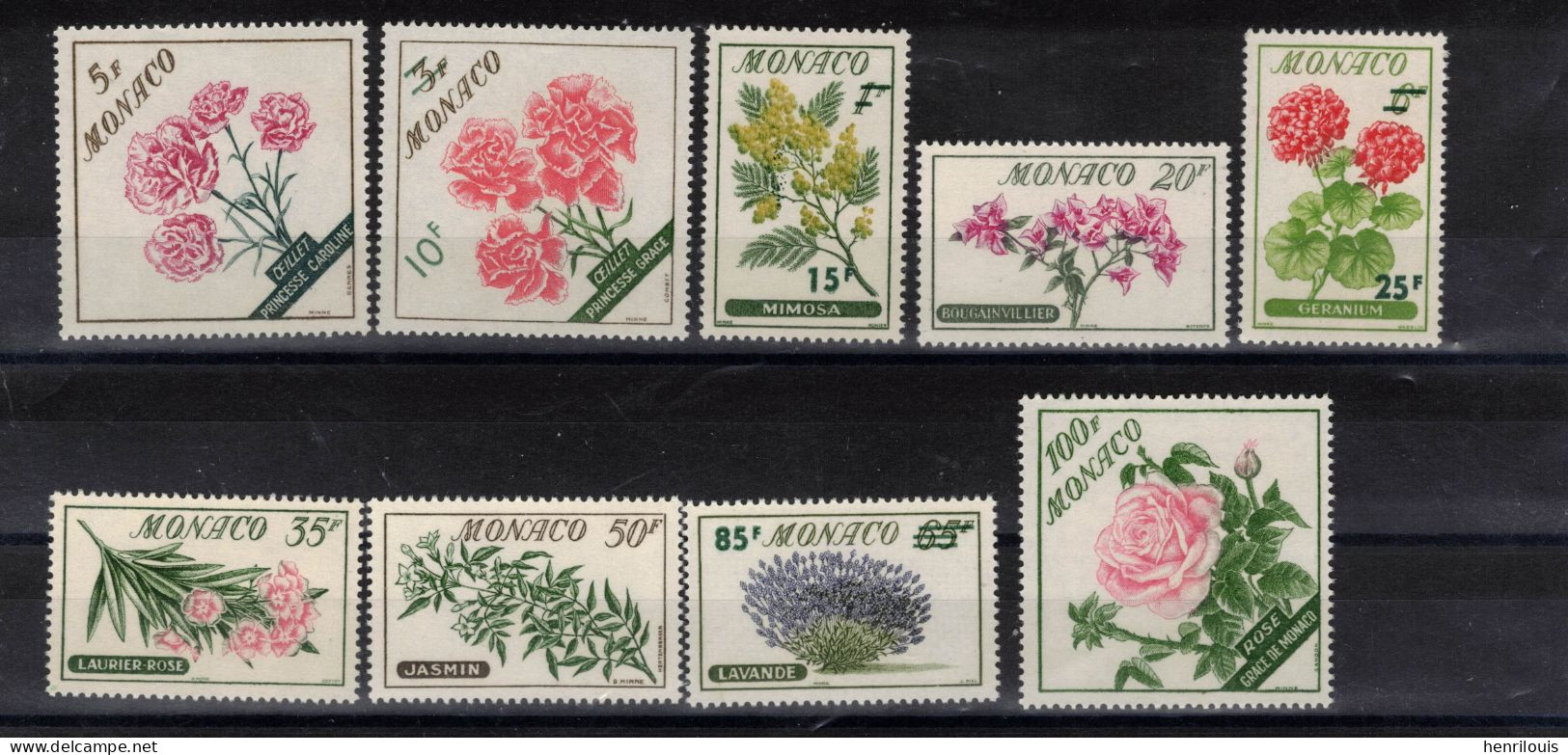 MONACO  Timbres ** De  1959 ( Ref  MC 441 ) Flore - Fleurs - Usati