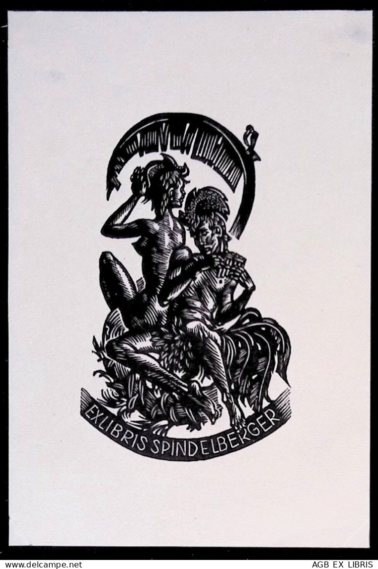 EX LIBRIS PROF. HEDWIG ZUM TOBEL Per SPINDELBERGER L27b-F01 #1 - Exlibris