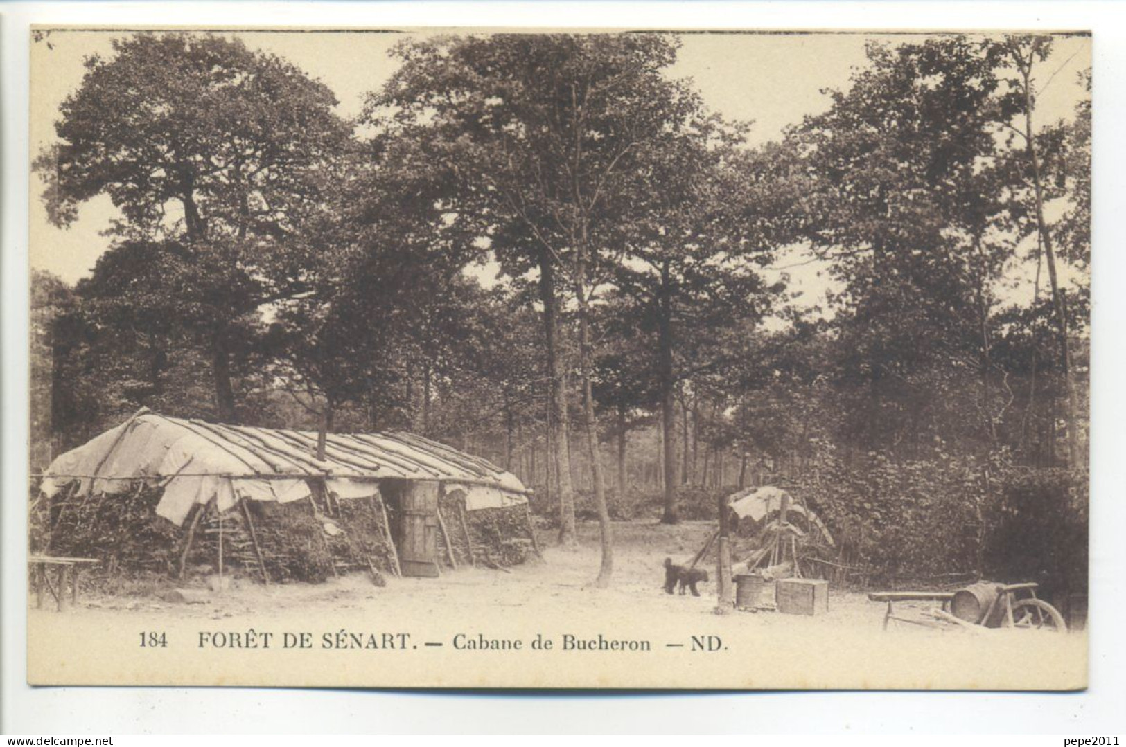CPA (91 Essonne) - Forêt De SENART - Une Cabane De Bûcherons - Sénart