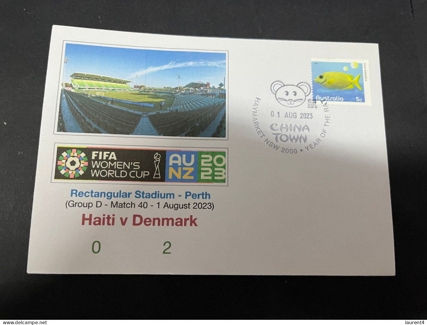 18-2-2024 (4 X 34)  4 Covers - FIFA Women's Football World Cup 2023 - Denmark Matches - Other & Unclassified