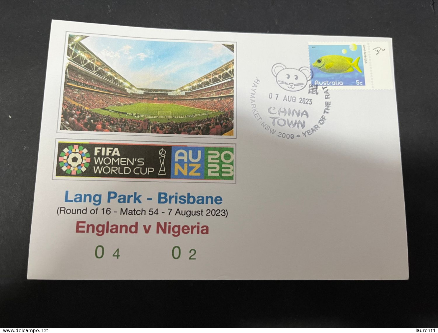 18-2-2024 (4 X 34)  6 Covers - FIFA Women's Football World Cup 2023 - England Matches - Autres & Non Classés