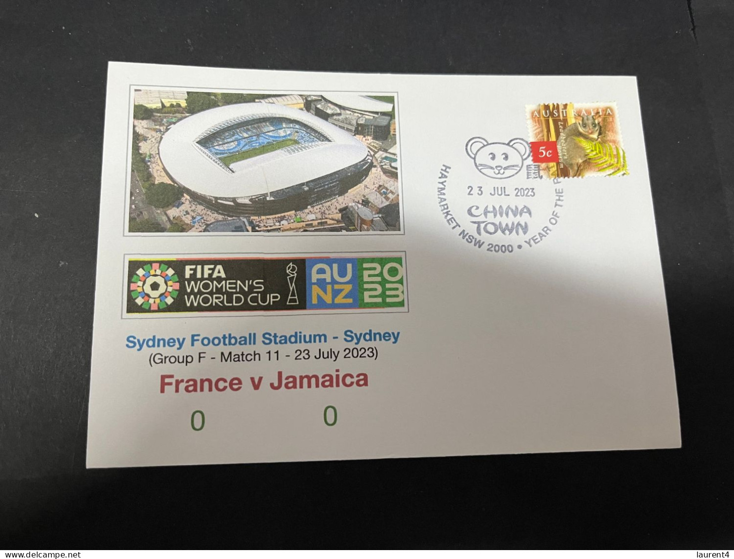 18-2-2024 (4 X 34)  5 Covers - FIFA Women's Football World Cup 2023 - France Matches - Other & Unclassified