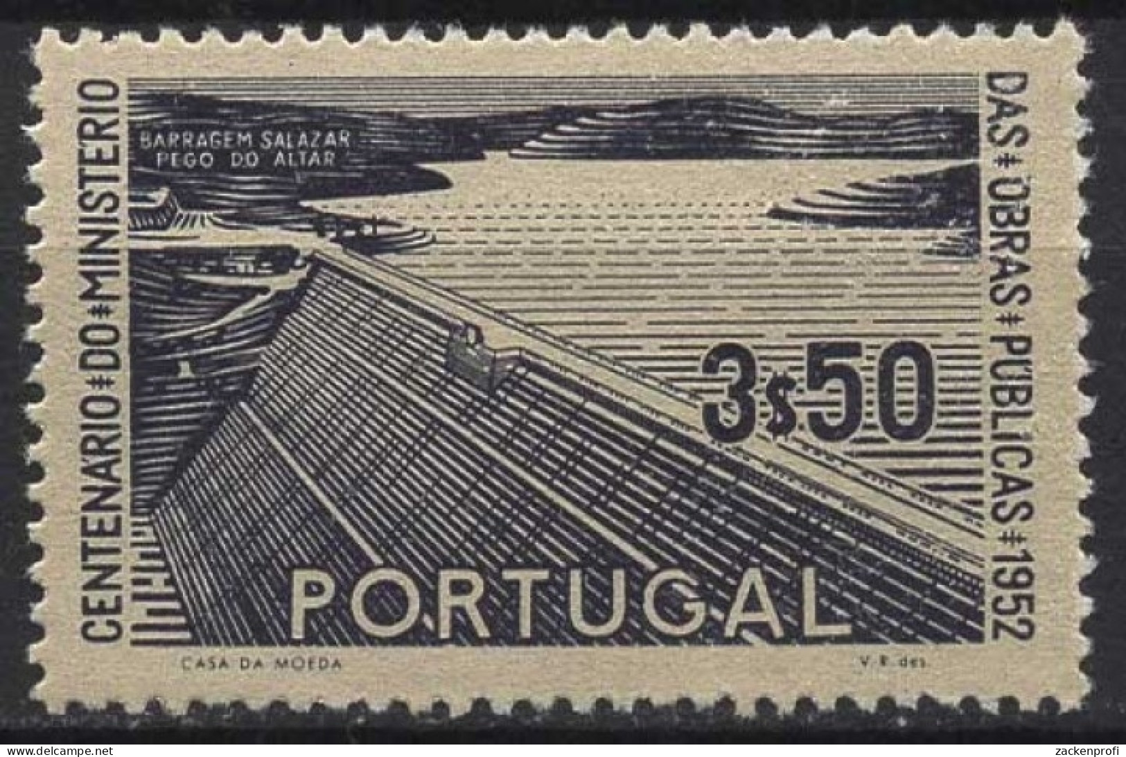 Portugal 1952 100 Jahre Ministerium Für öffentliche Arbeiten 787 Postfrisch - Ungebraucht