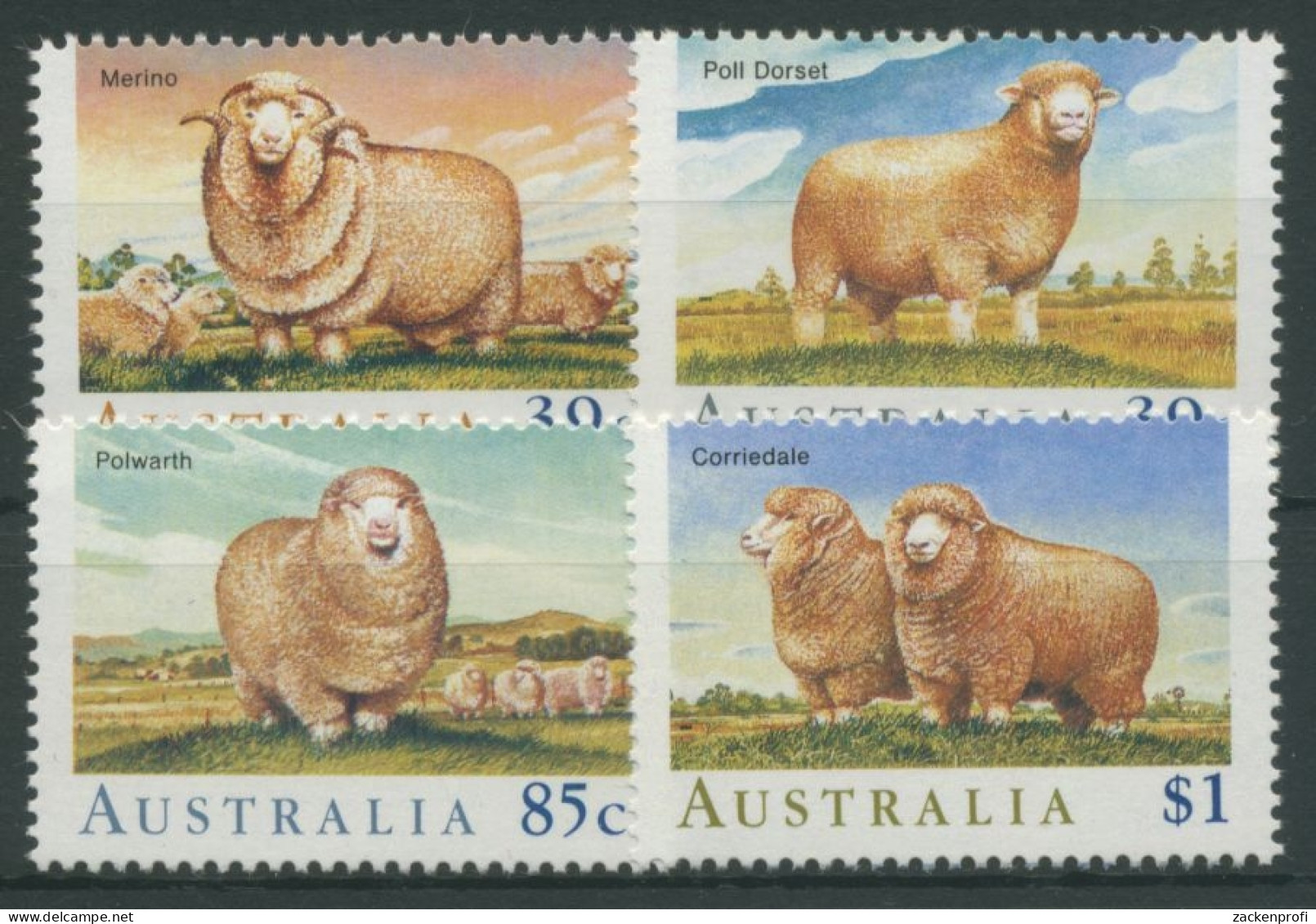 Australien 1989 Schafe 1146/49 Postfrisch - Mint Stamps