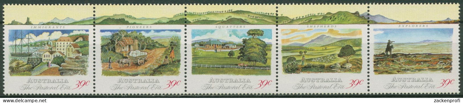 Australien 1989 200 J.Kolonisation Erschließung 1152/56 ZD Postfrisch (C29221) - Mint Stamps