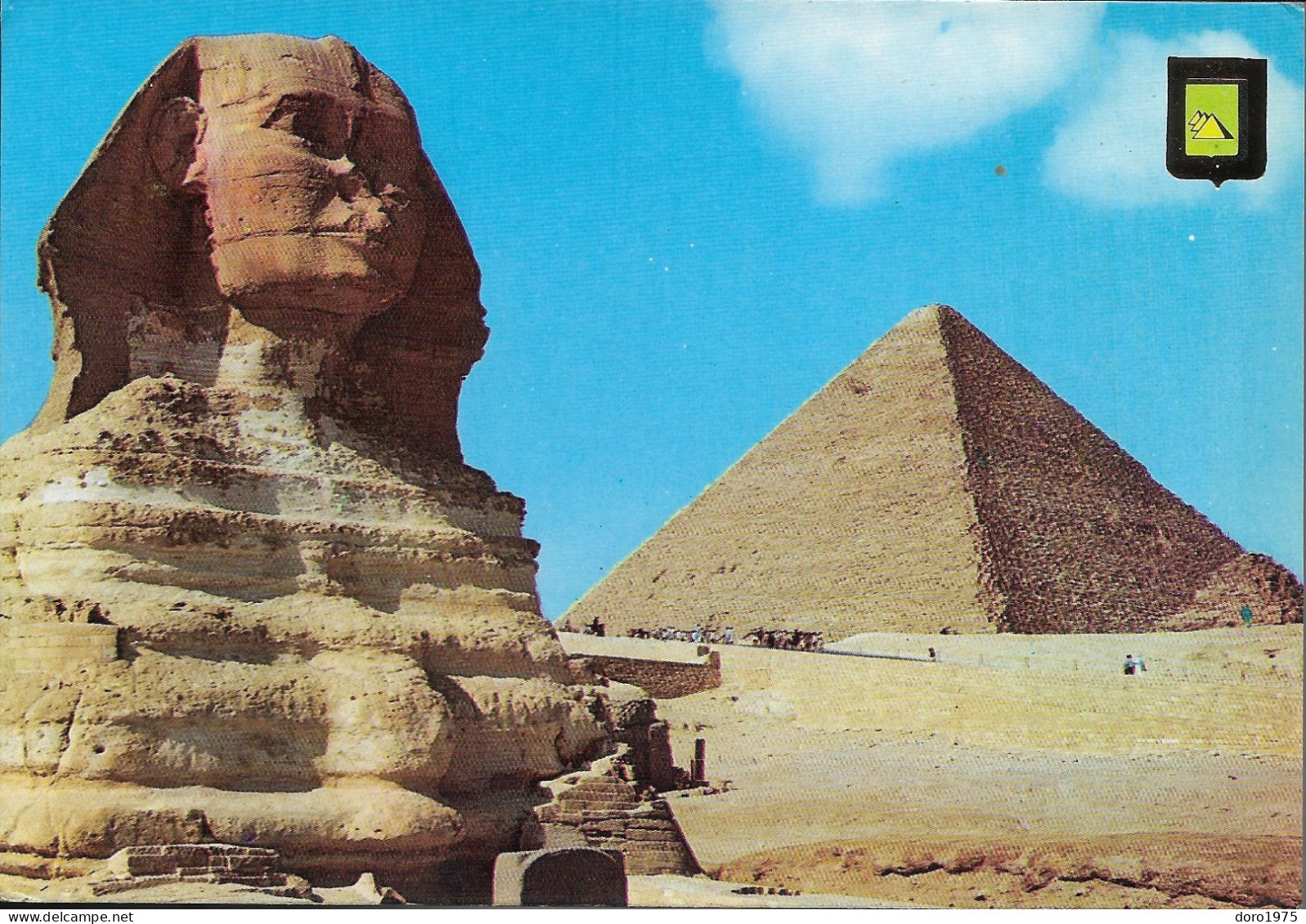 EGYPT - Giza - Pyramids - Sphinx - Used Postcard - Gizeh