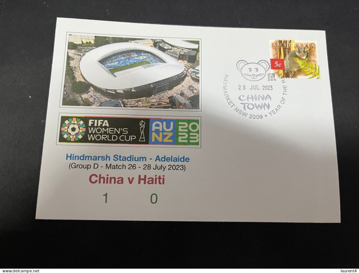 18-2-2024 (4 X 34)  3 Covers - FIFA Women's Football World Cup 2023 - Haiti Matches - Autres & Non Classés