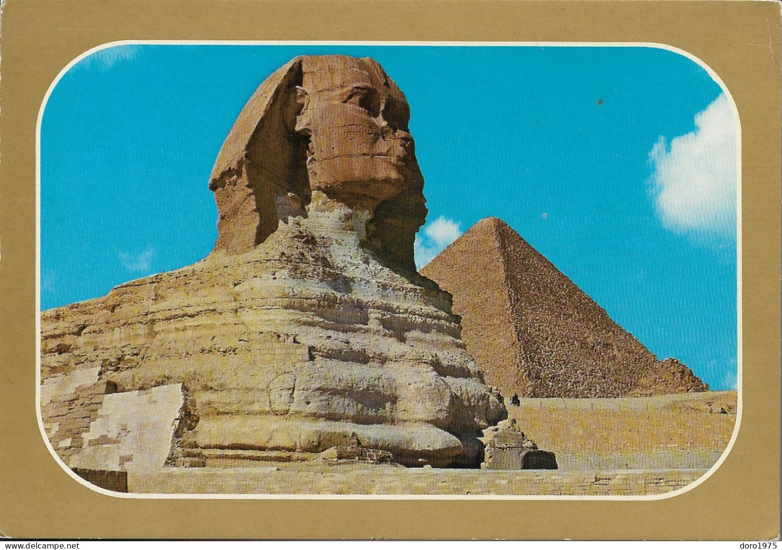 EGYPT - Giza - Pyramids - Sphinx - Used Postcard - Gizeh