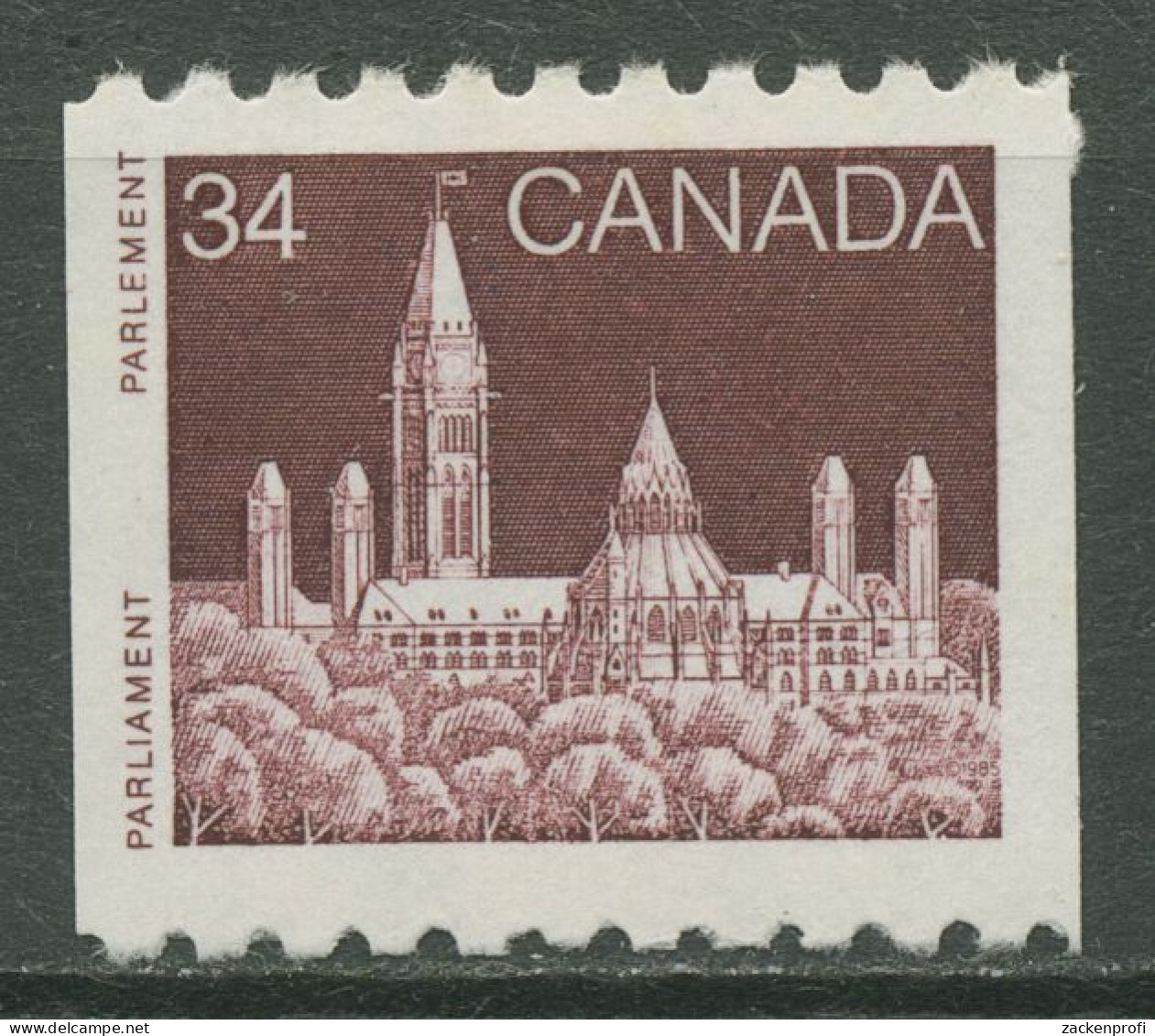 Kanada 1985 Parlamentsgebäude In Ottawa 968 Postfrisch - Unused Stamps
