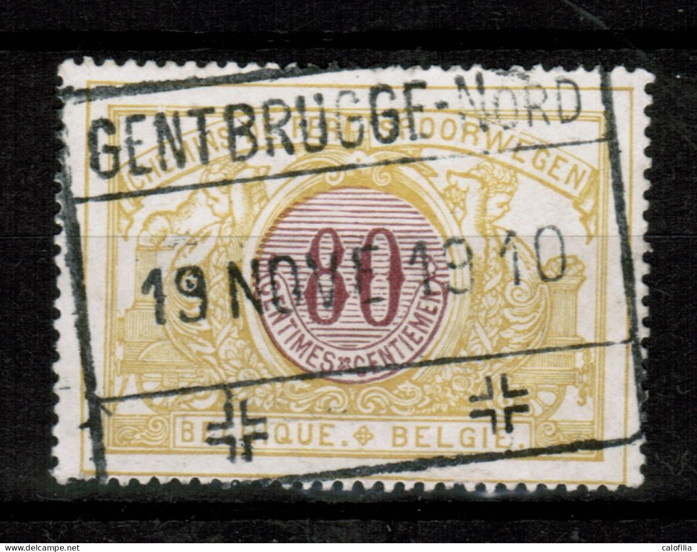 Chemins De Fer TR 39, Obliteration Centrale, GENTBRUGGE NORD - Used