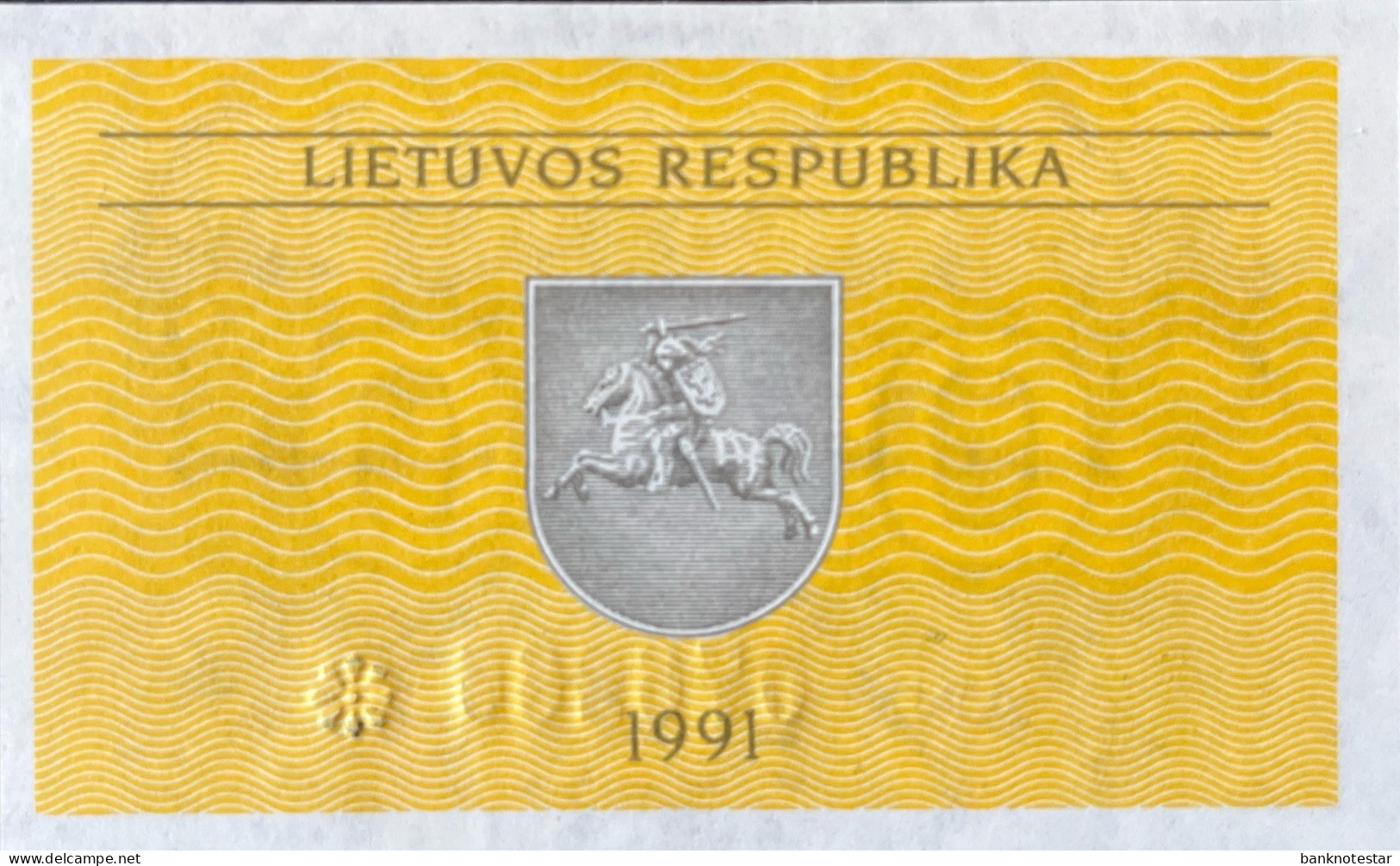 Lithuania 0.50 Talonas, P-31a (1991) - UNC - Lituanie