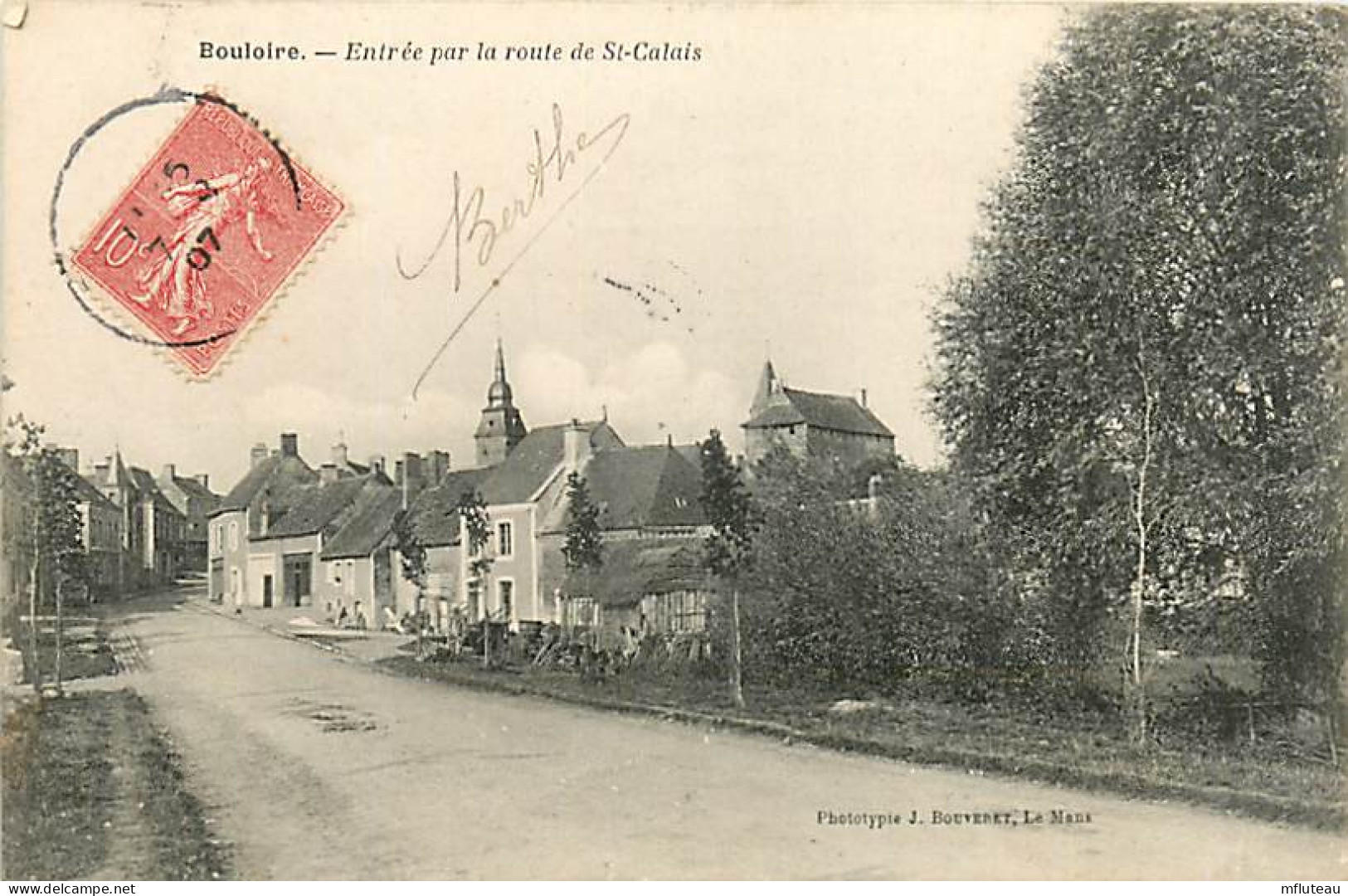 72* BOULOIRE Route De St Calais          RL06.0954 - Bouloire