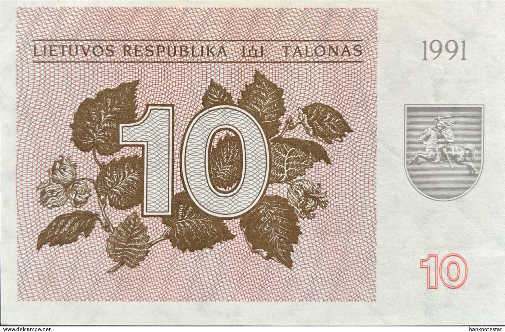 Lithuania 10 Talonas, P-35a (1991) - UNC- - Litauen