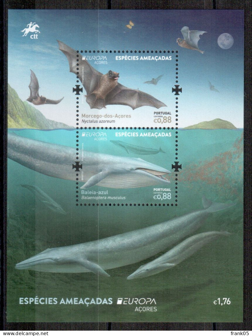 Azoren / Azores / Acores 2022 EUROPA Block/souvenir Sheet ** - 2022