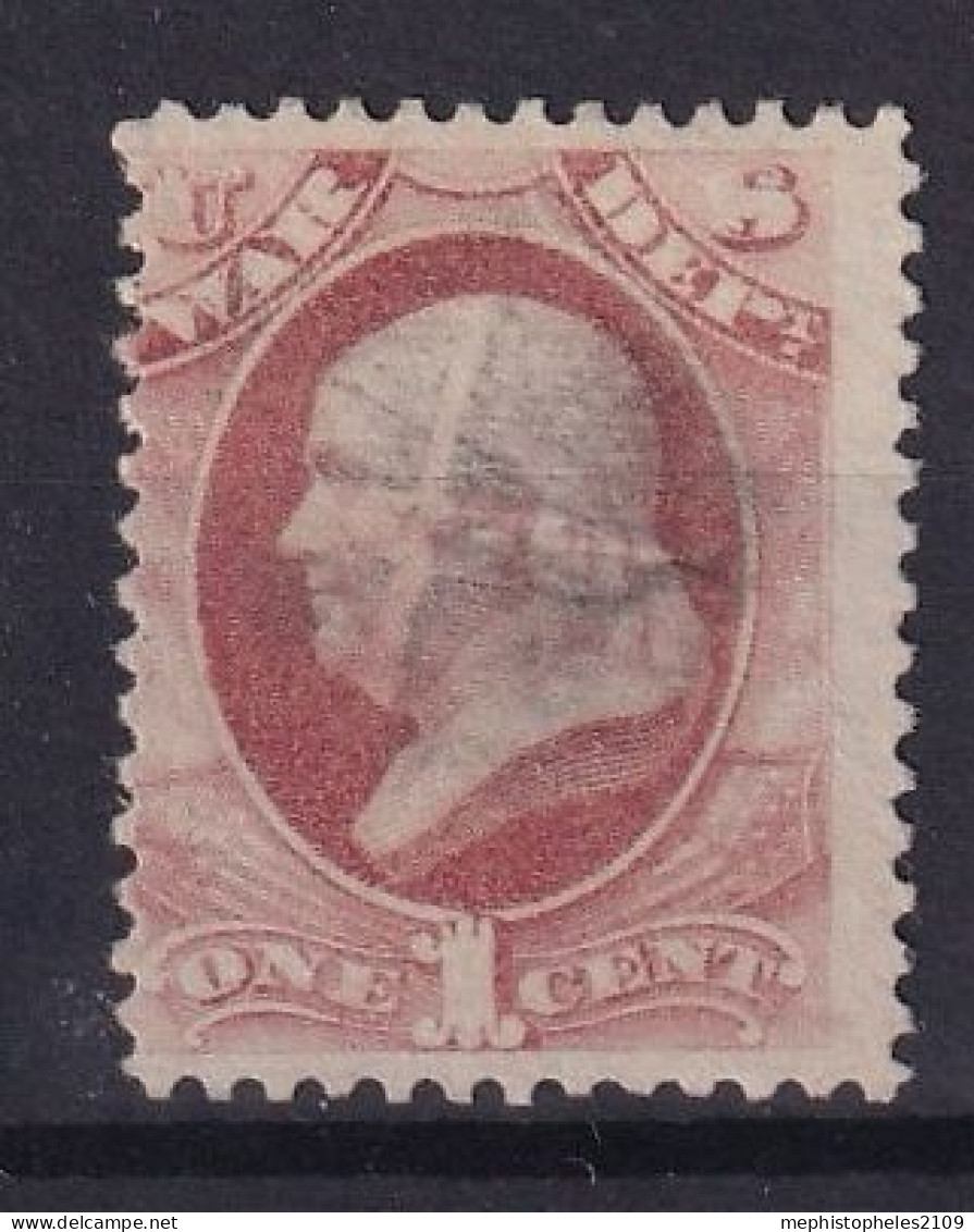 USA 1873 - Canceled - Sc# O83 - War Department Service Stamp 1c - Servizio