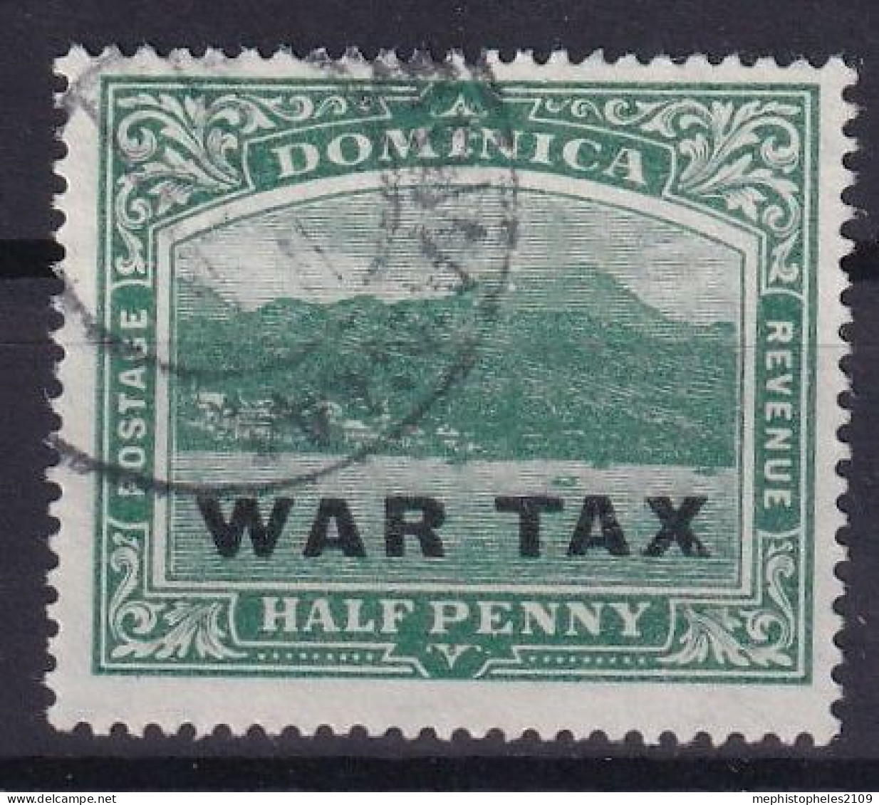  DOMINICA 1918- Canceled - Sc# MR2 - Dominique (...-1978)